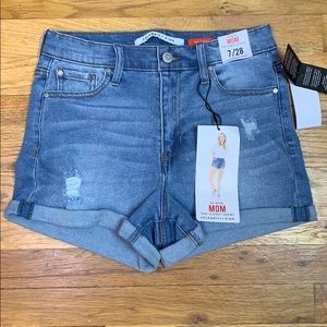 NWT CELEBRITY PINK THE ICONIC Blue Jean Shorts